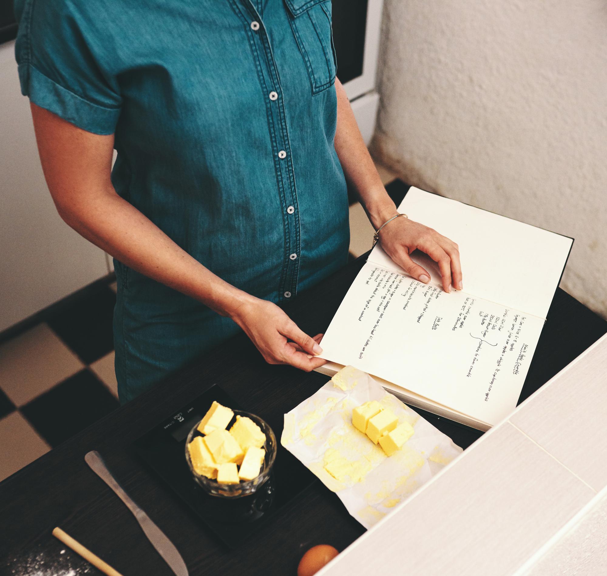 Consultation notes and plated sample